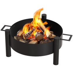 Semineu pentru foc Kratki Rotondo (Black) Thumb