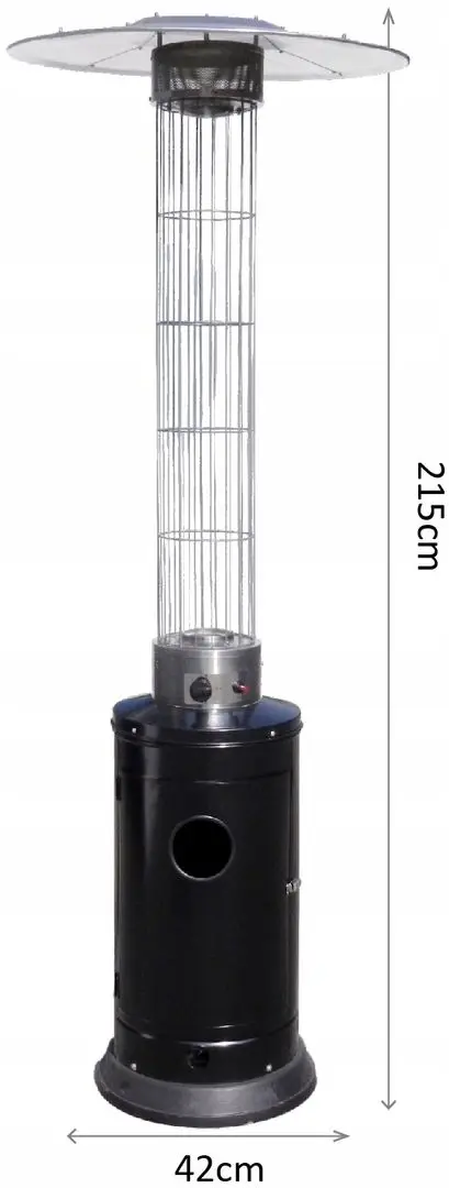 Incalzitor pe gaz exterior + husa Maltec Flame Heater FL145 (Black)