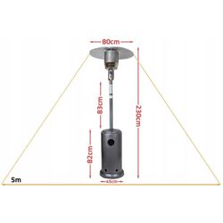 Incalzitor pe gaz exterior + husa Maltec GH145 (Grey/Blue) Thumb