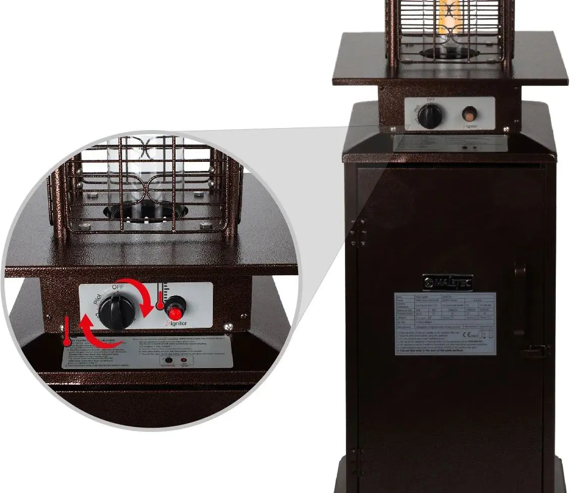 Incalzitor pe gaz exterior Maltec FL175 (Brown)