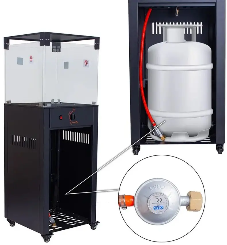 Incalzitor pe gaz exterior Maltec Flame WF-999 (Black)