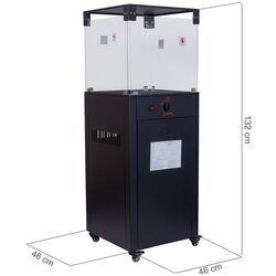 Incalzitor pe gaz exterior Maltec Flame WF-999 (Black) Thumb