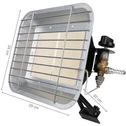 Incalzitor pe gaz exterior Maltec GAS-4500Wt (Silver) Thumb