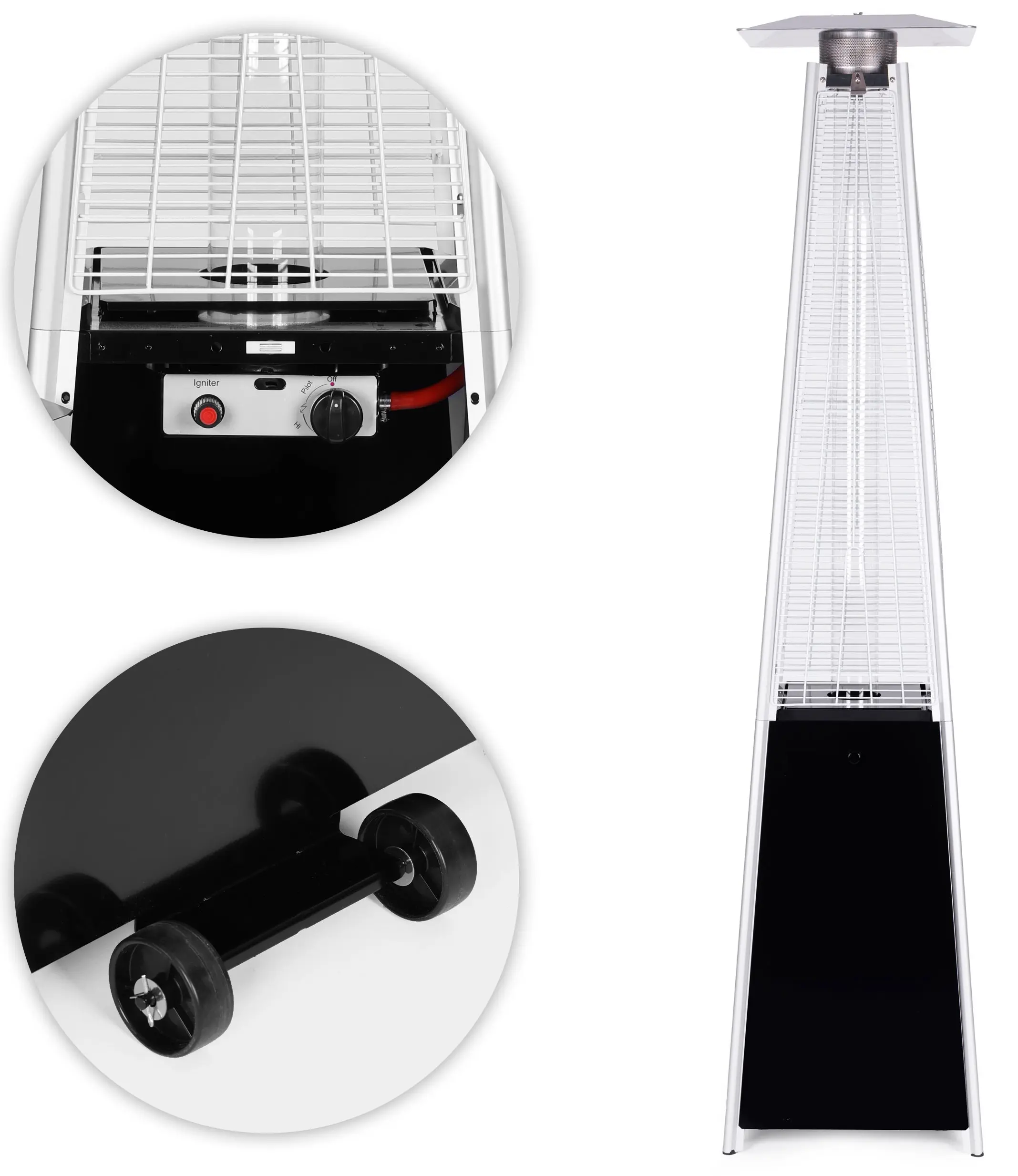 Уличный газовый обогреватель Multi Garden BFH-A-PC (Black)