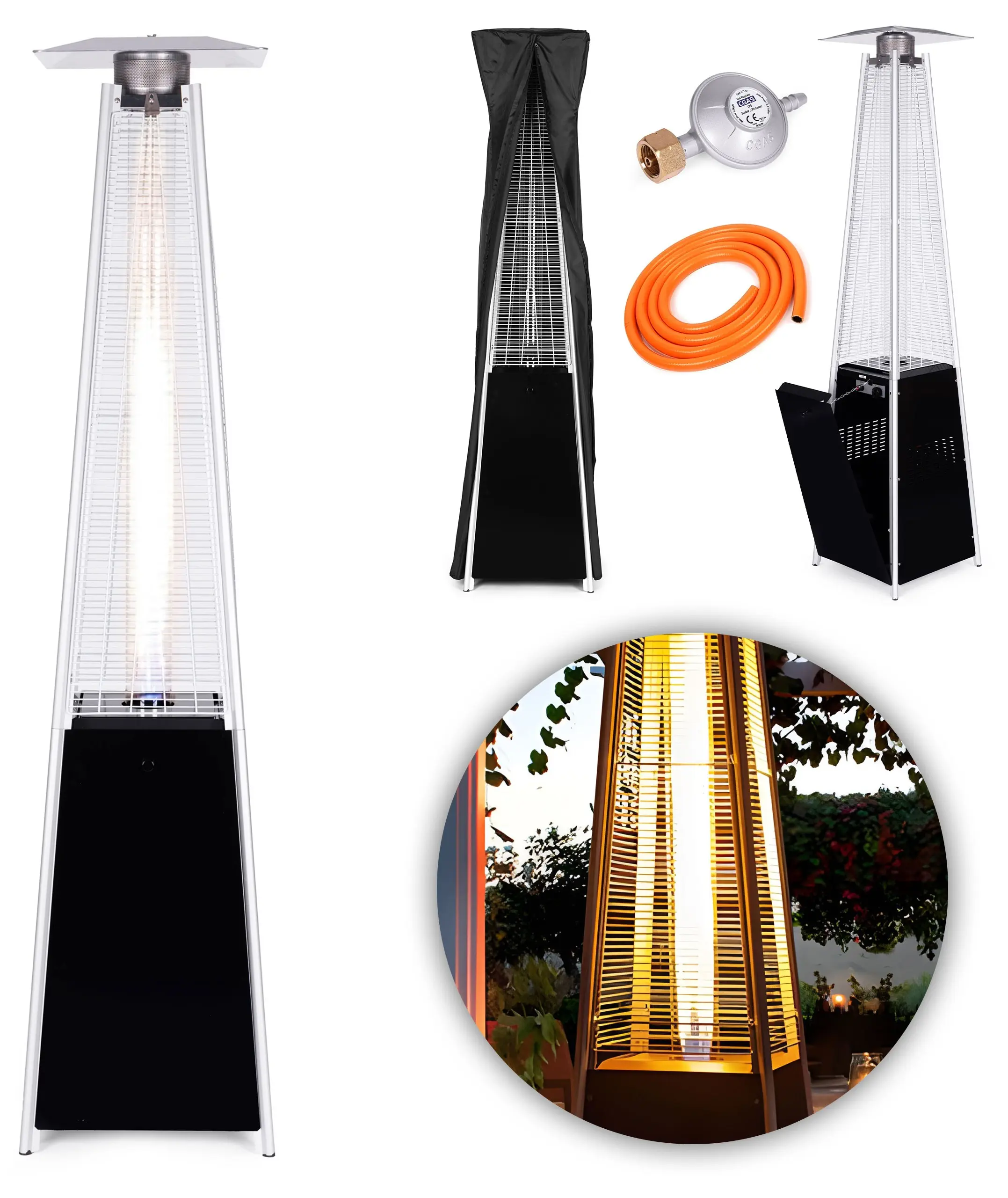 Уличный газовый обогреватель Multi Garden BFH-A-PC (Black)