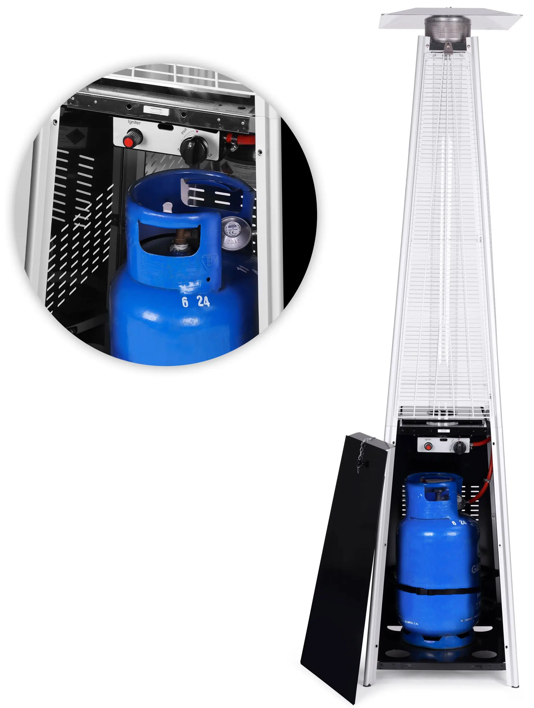 Уличный газовый обогреватель Multi Garden BFH-A-PC (Black)