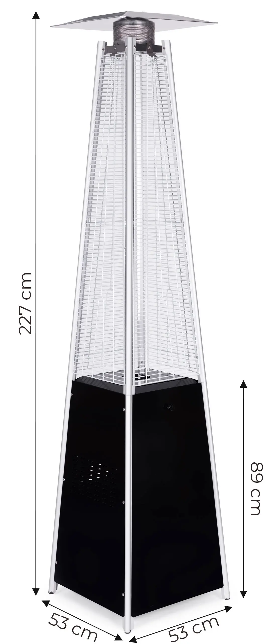 Уличный газовый обогреватель Multi Garden BFH-A-PC (Black)