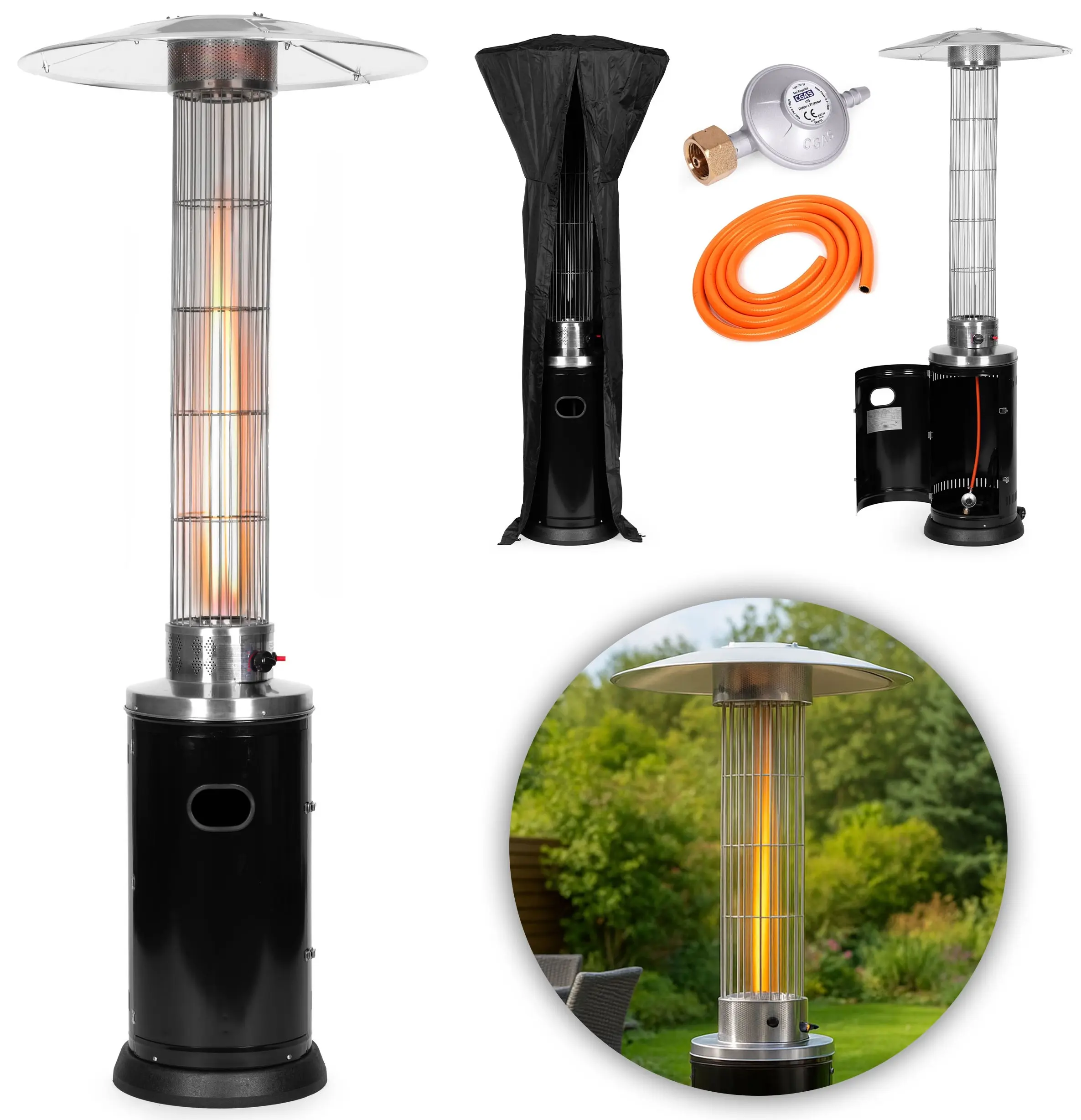 Incalzitor pe gaz exterior Multi Garden HMXD-E (Black)