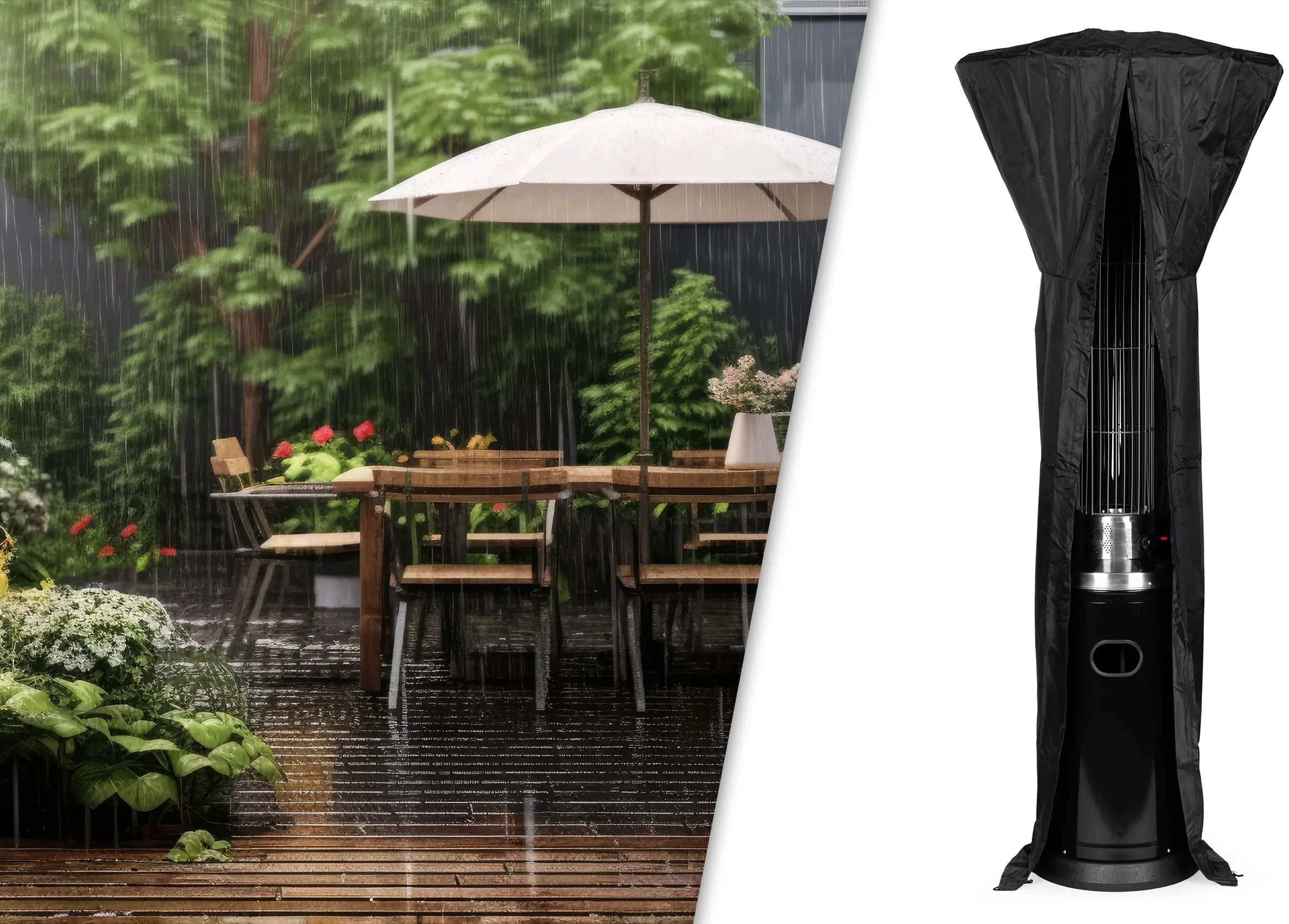 Incalzitor pe gaz exterior Multi Garden HMXD-E (Black)