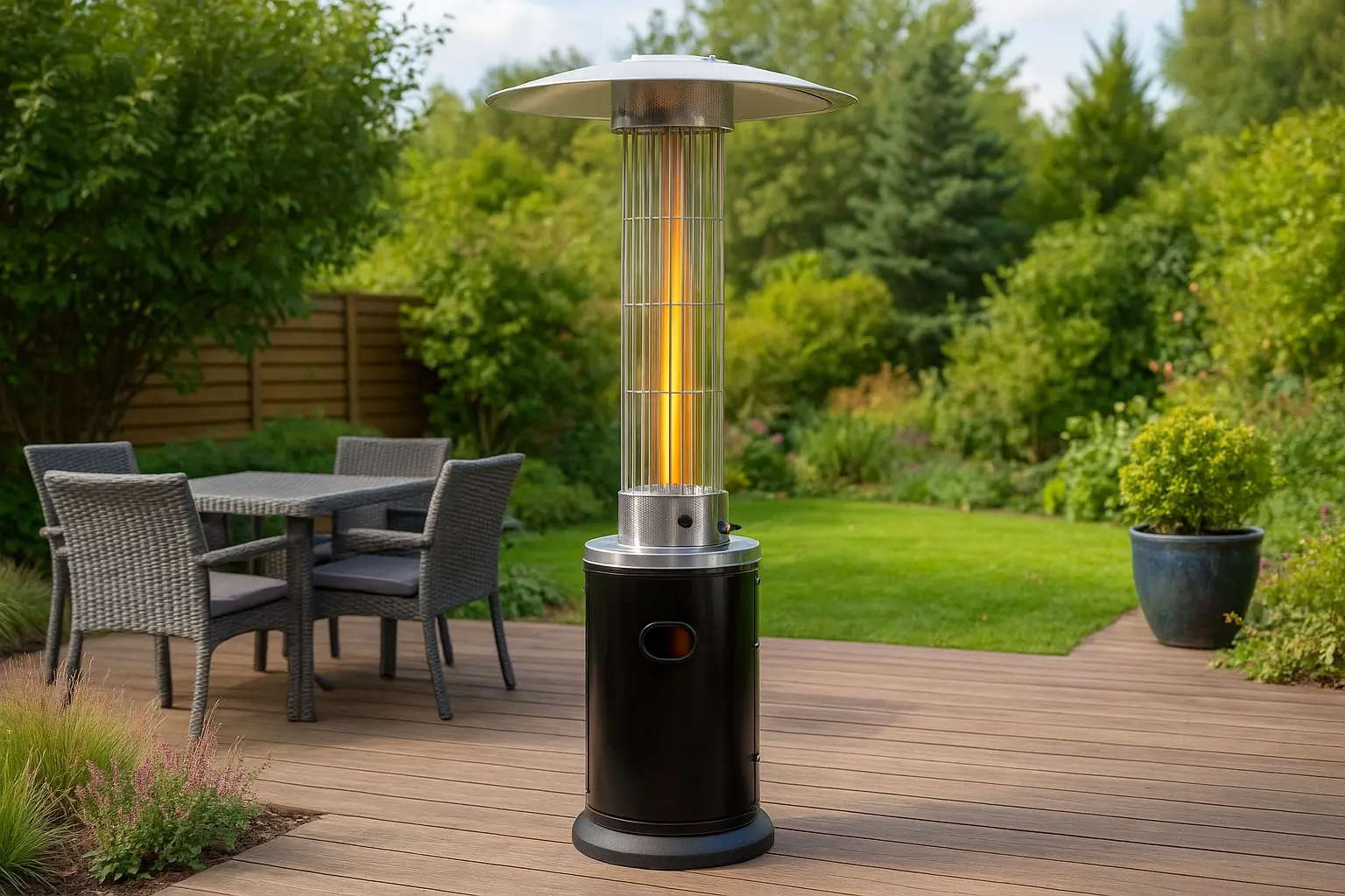 Incalzitor pe gaz exterior Multi Garden HMXD-E (Black)