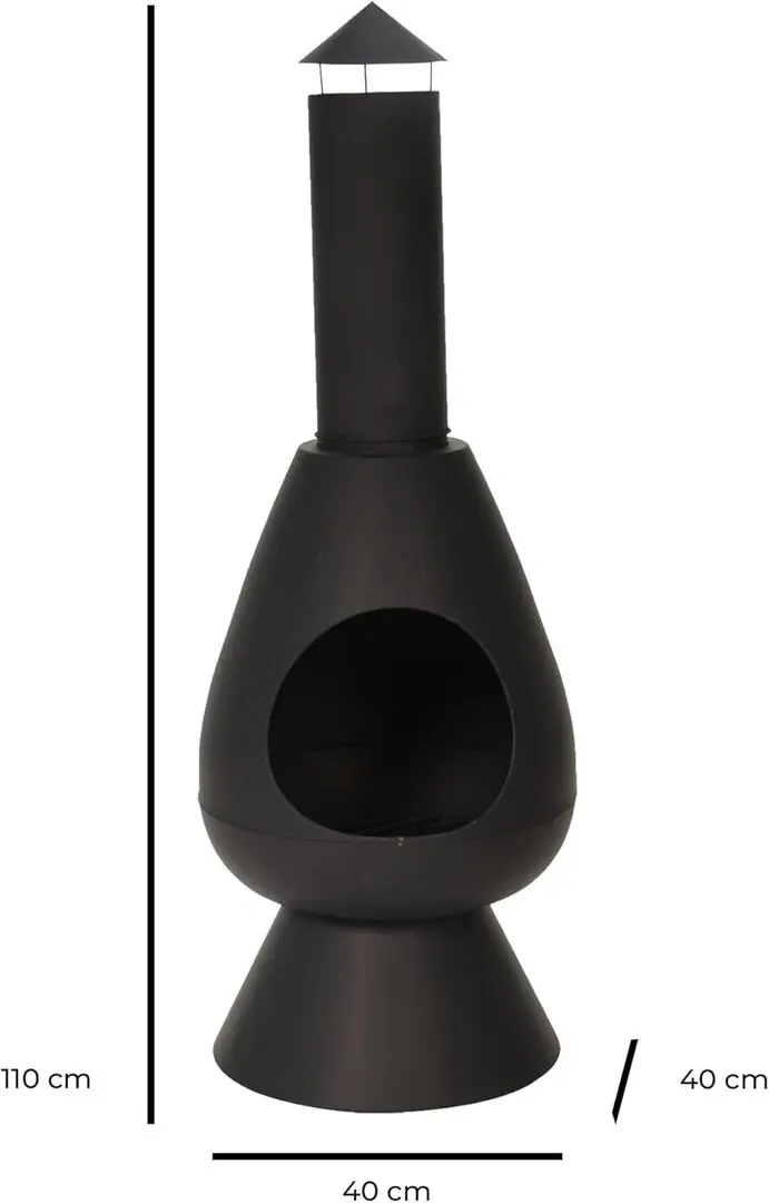 Уличный камин 50796 (Black) - 2