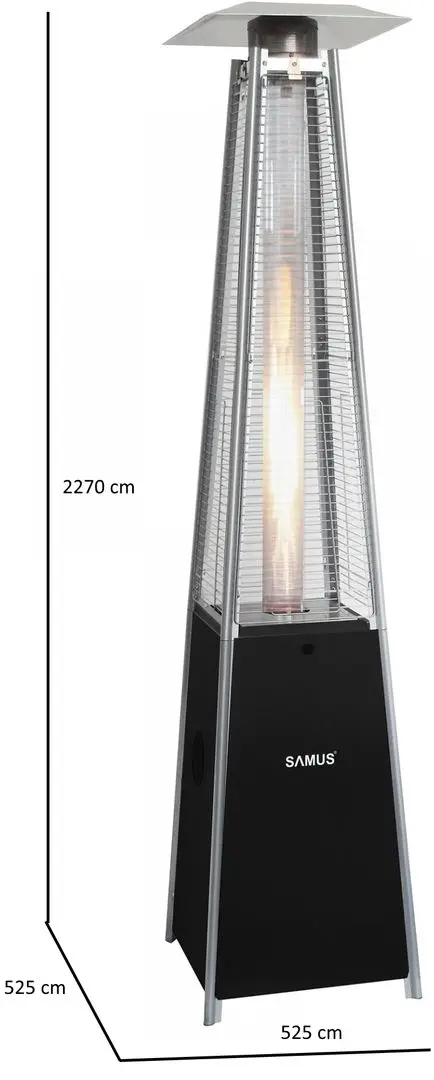 Incalzitor pe gaz exterior Samus ITGS-13000B2 (Black)