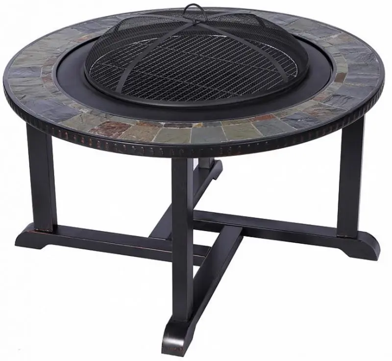 Castron pentru foc cu capac Strend Pro Grill 3in1 (Black)