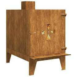 Semineu pentru foc VidaXL 859841 (Rust) Thumb