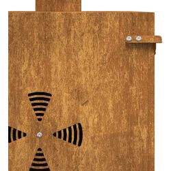 Semineu pentru foc VidaXL 859841 (Rust) Thumb