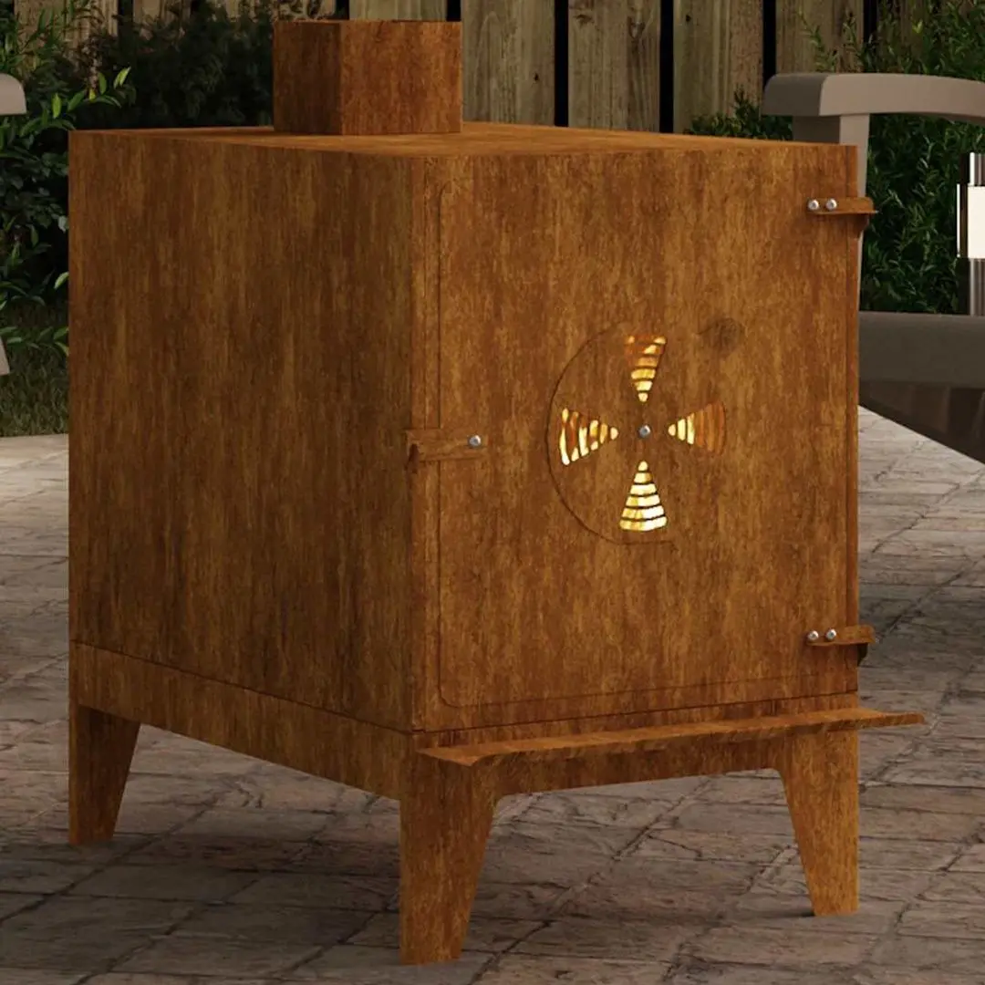 Semineu pentru foc VidaXL 859841 (Rust)