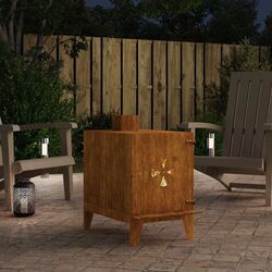 Semineu pentru foc VidaXL 859841 (Rust) Thumb