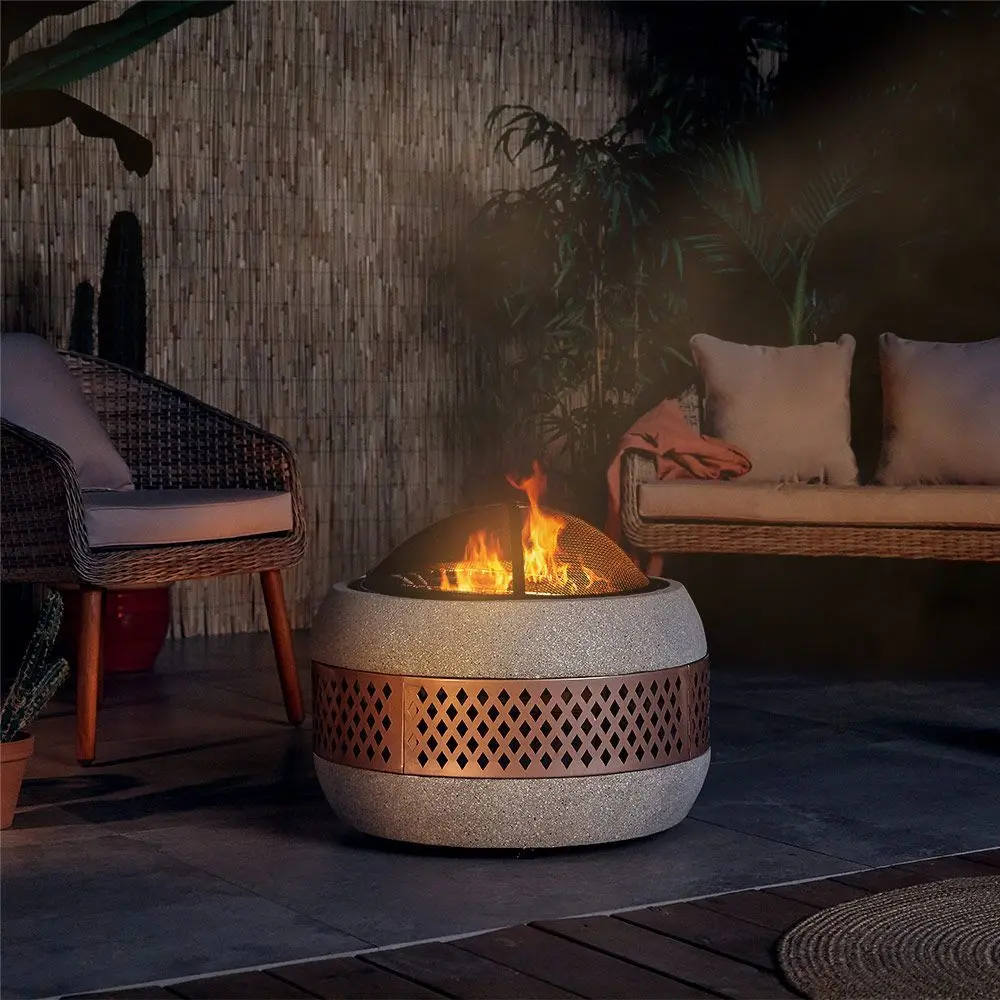 Очаг для костра VonHaus 2500296 (Grey/Copper)