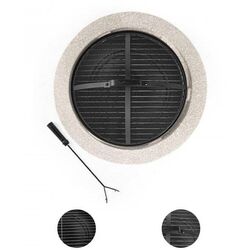 Semineu pentru foc VonHaus Fire Pit 2500019 (Beige) Thumb