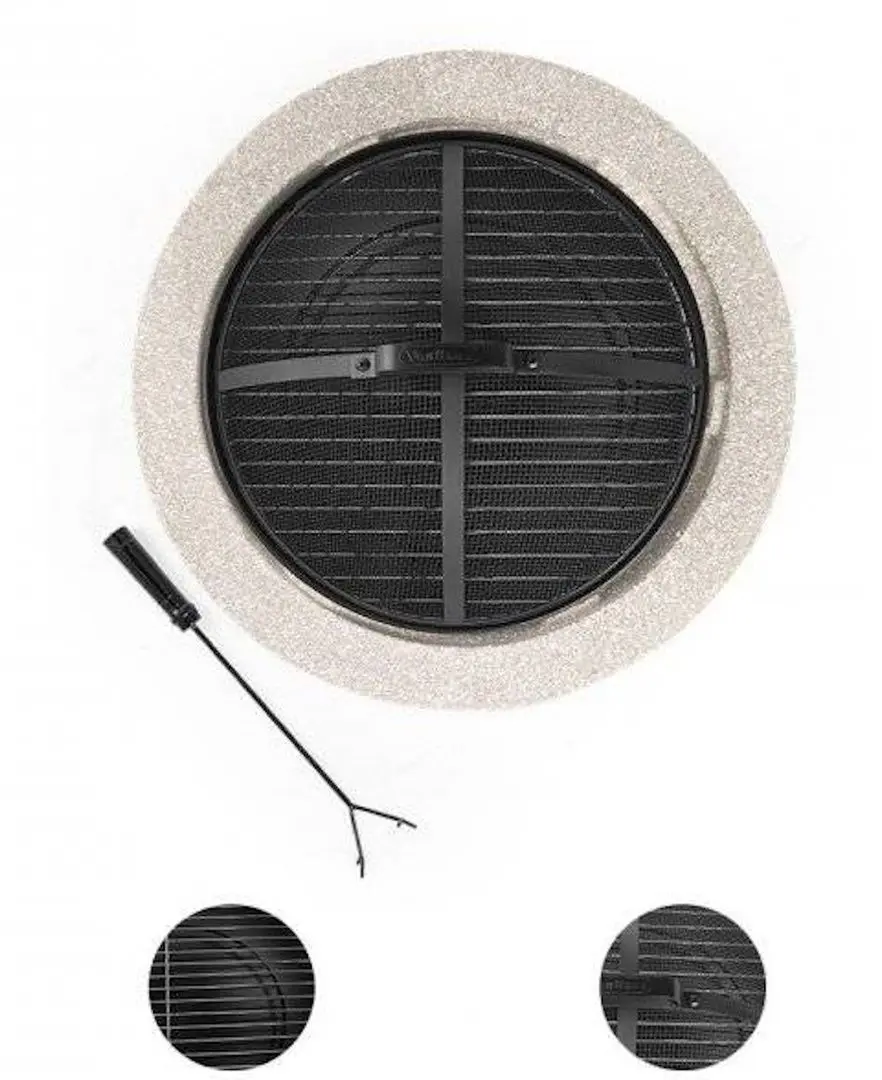 Semineu pentru foc VonHaus Fire Pit 2500019 (Beige) - 2