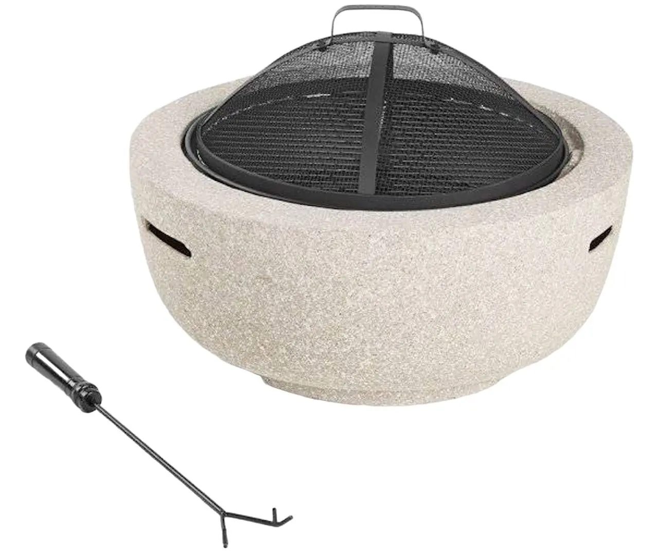 Semineu pentru foc VonHaus Fire Pit 2500019 (Beige)