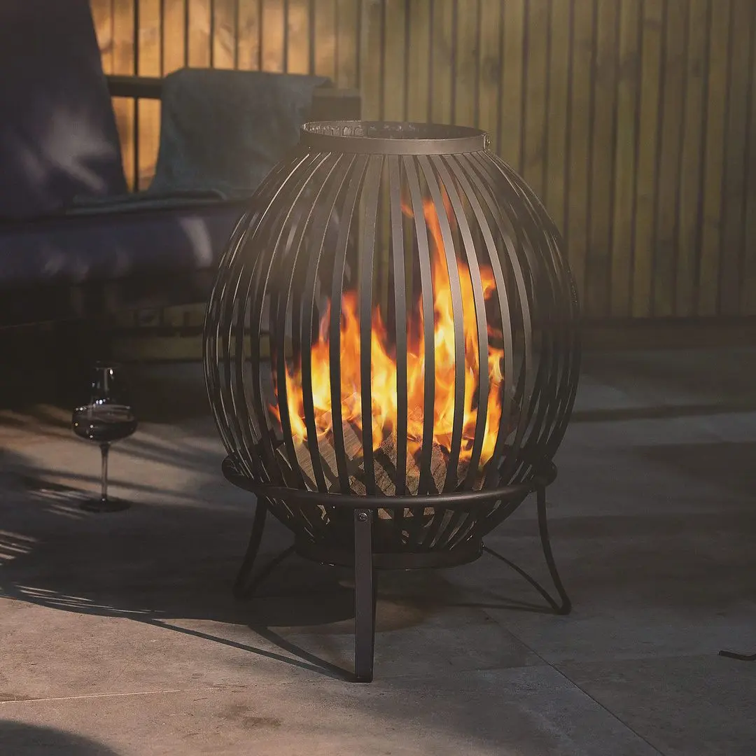 Очаг для костра VonHaus Fire Pit 2500653 (Black)