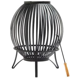 Semineu pentru foc VonHaus Fire Pit 2500653 (Black)