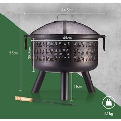 Очаг для костра VonHaus Fire Pit 2517026.1 (Copper) Thumb