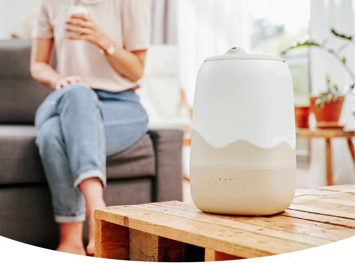Umidificator Babymoov Wave (White/Beige) - 3