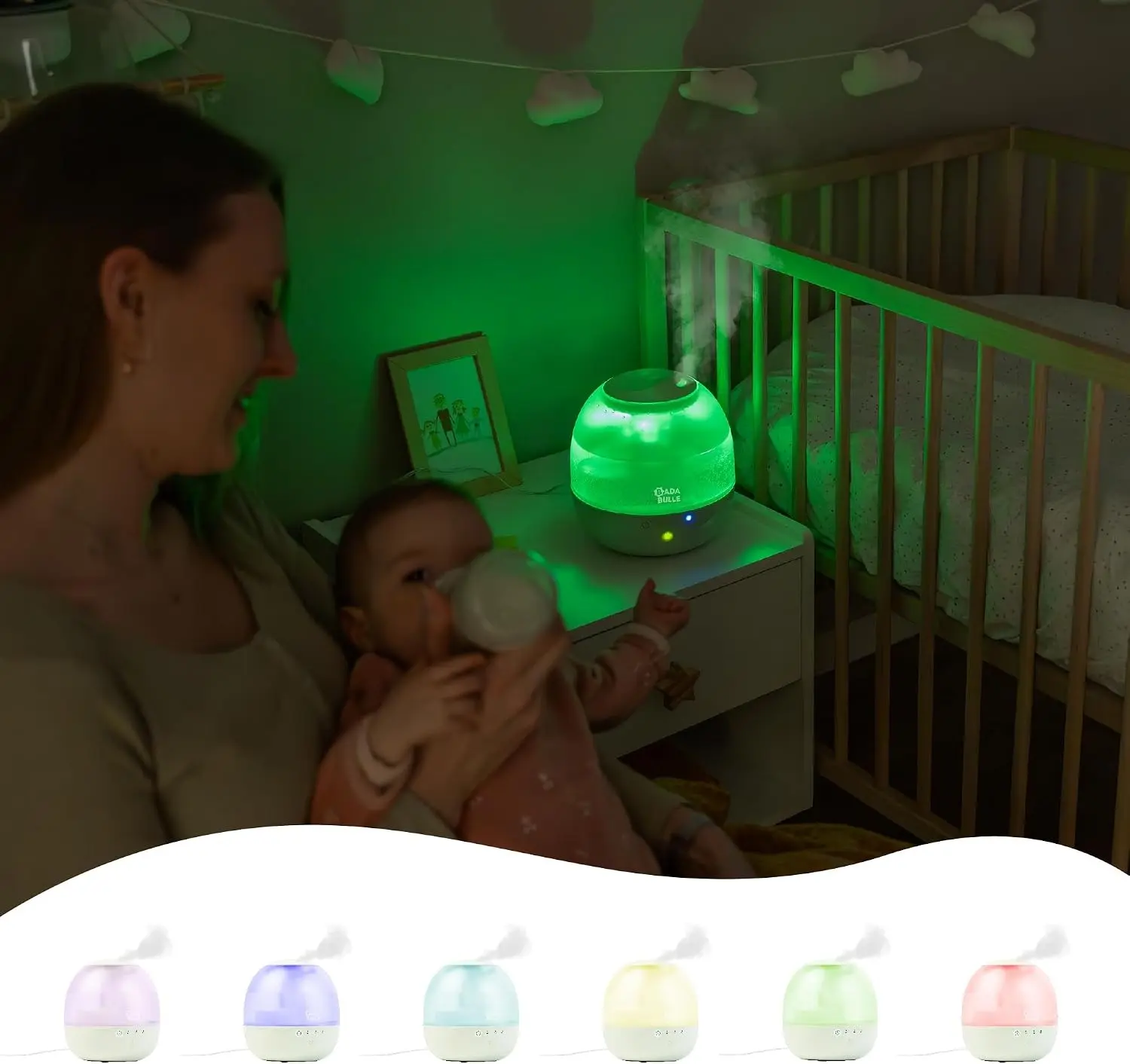 Увлажнитель воздуха Badabulle Bubble (Green) - 4