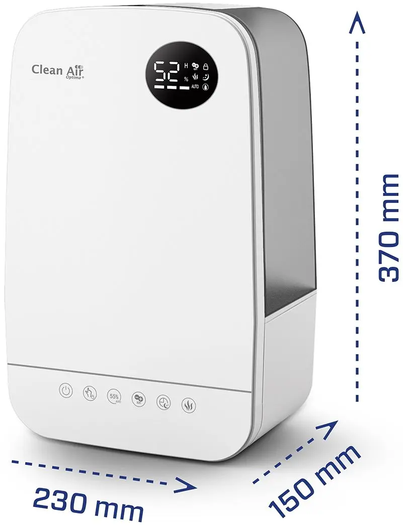 Ультразвуковой увлажнитель воздуха Clean Air Optima CA-606 (Black/White) - 2