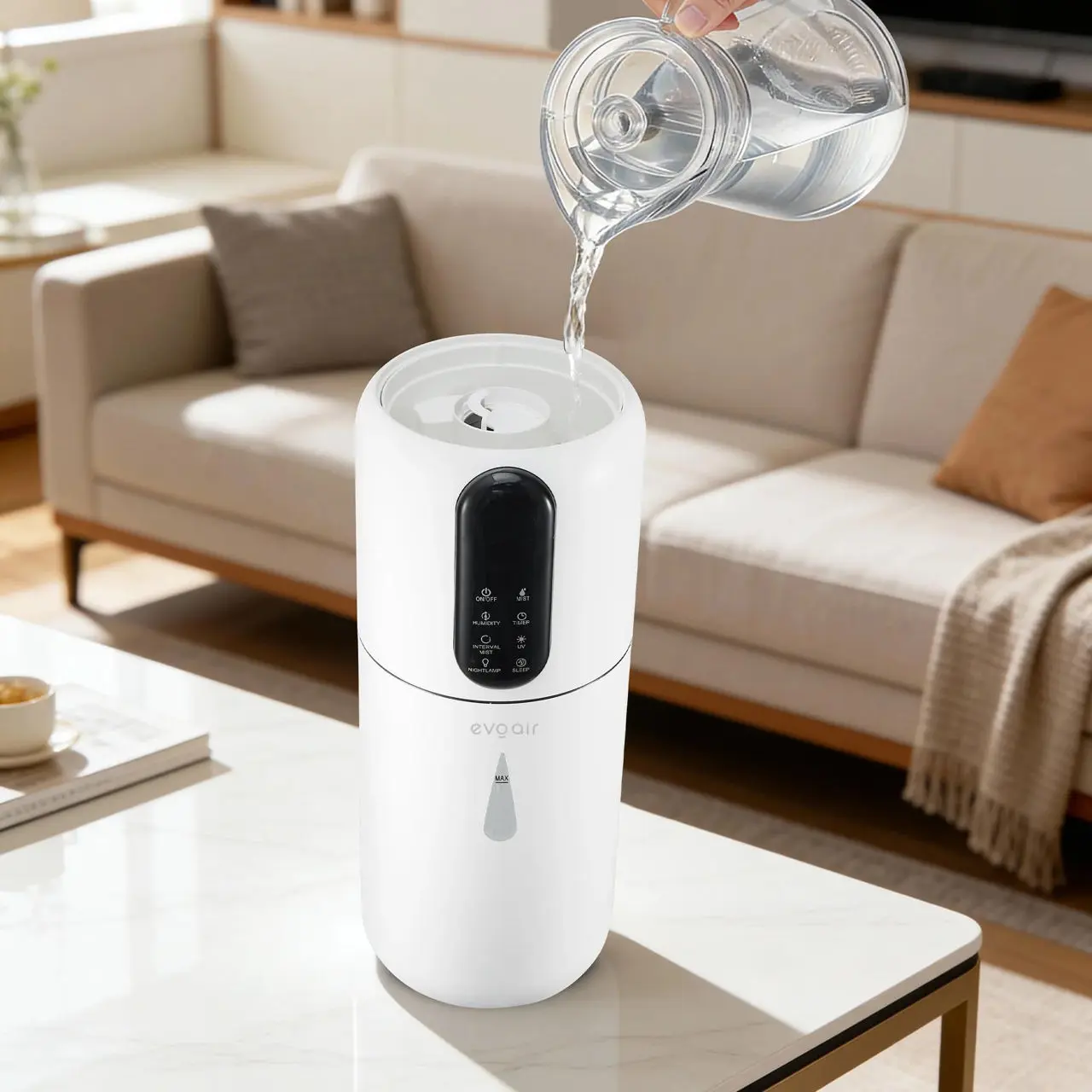 Увлажнитель воздуха Evoair Steami 3800 Smart (White) - 3