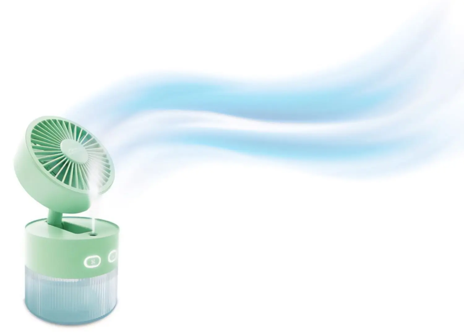 Увлажнитель воздуха Media-Tech Breeze Fan MT6515 (Green/Blue)