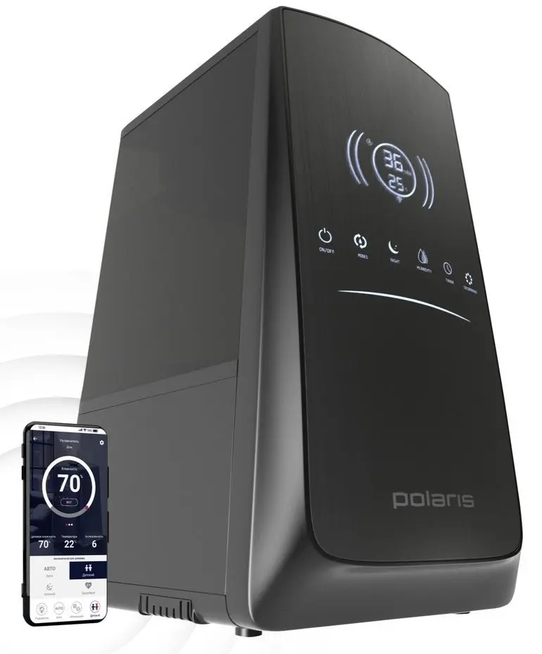 Увлажнитель воздуха Polaris PUH 9105 IQ Home (Black) - 2