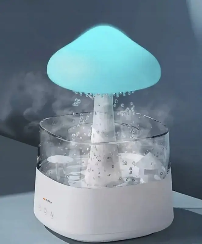 Umidificator de aer cu lampa de noapte Ruhhy 24378 (White)