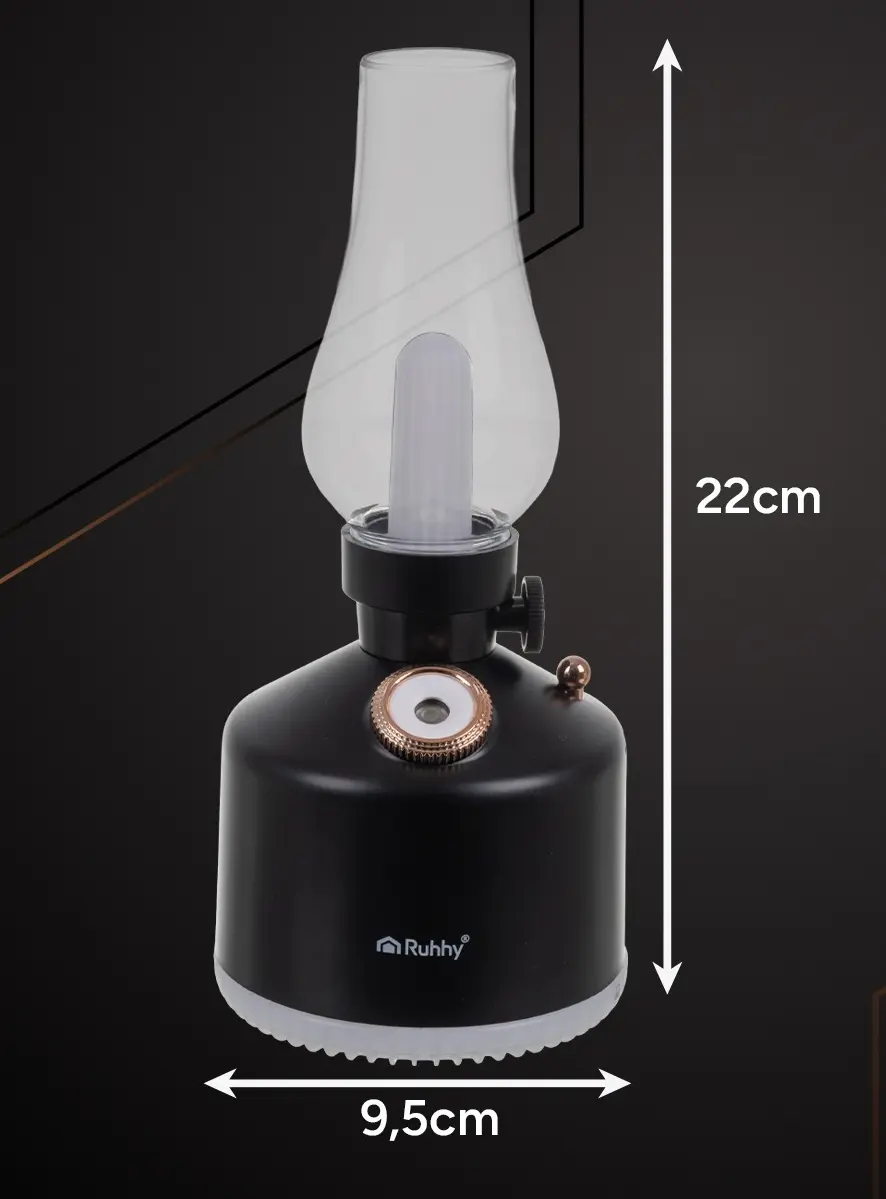 Увлажнитель воздуха с ночником Ruhhy Aive Retro 26454 (Black) - 3