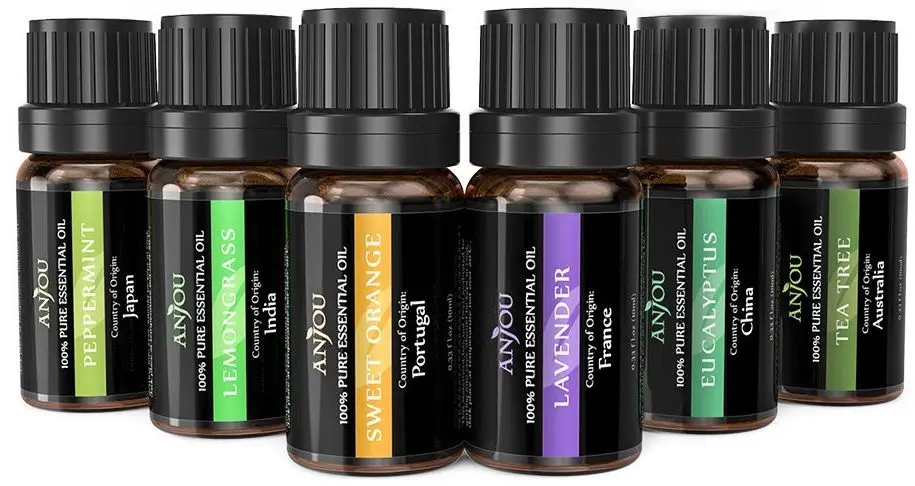 Set difuzor aroma + uleiuri esentiale TaoTronics TT-AD004 (Light Wood)