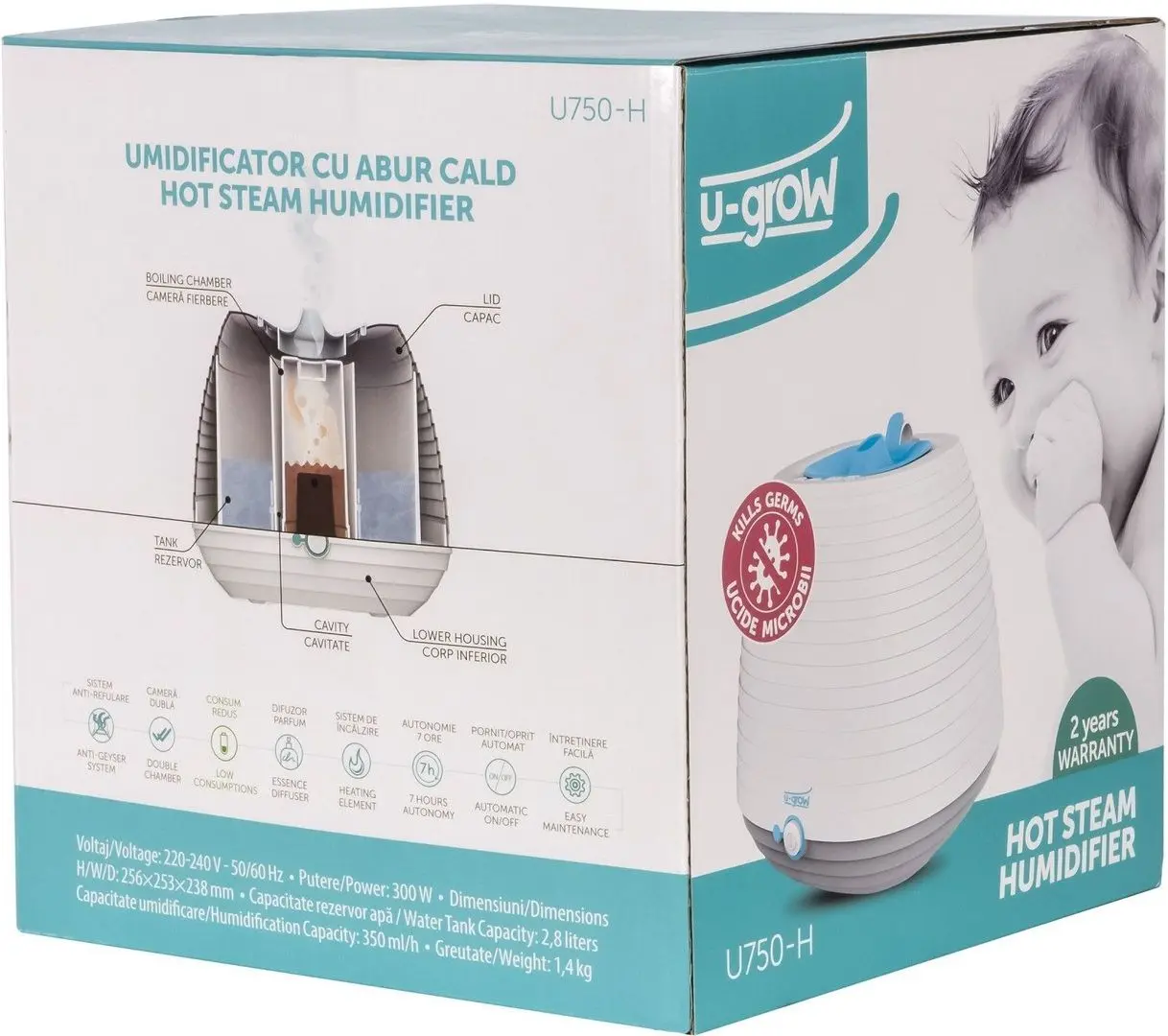 Umedificator U-Grow U750-H (White)