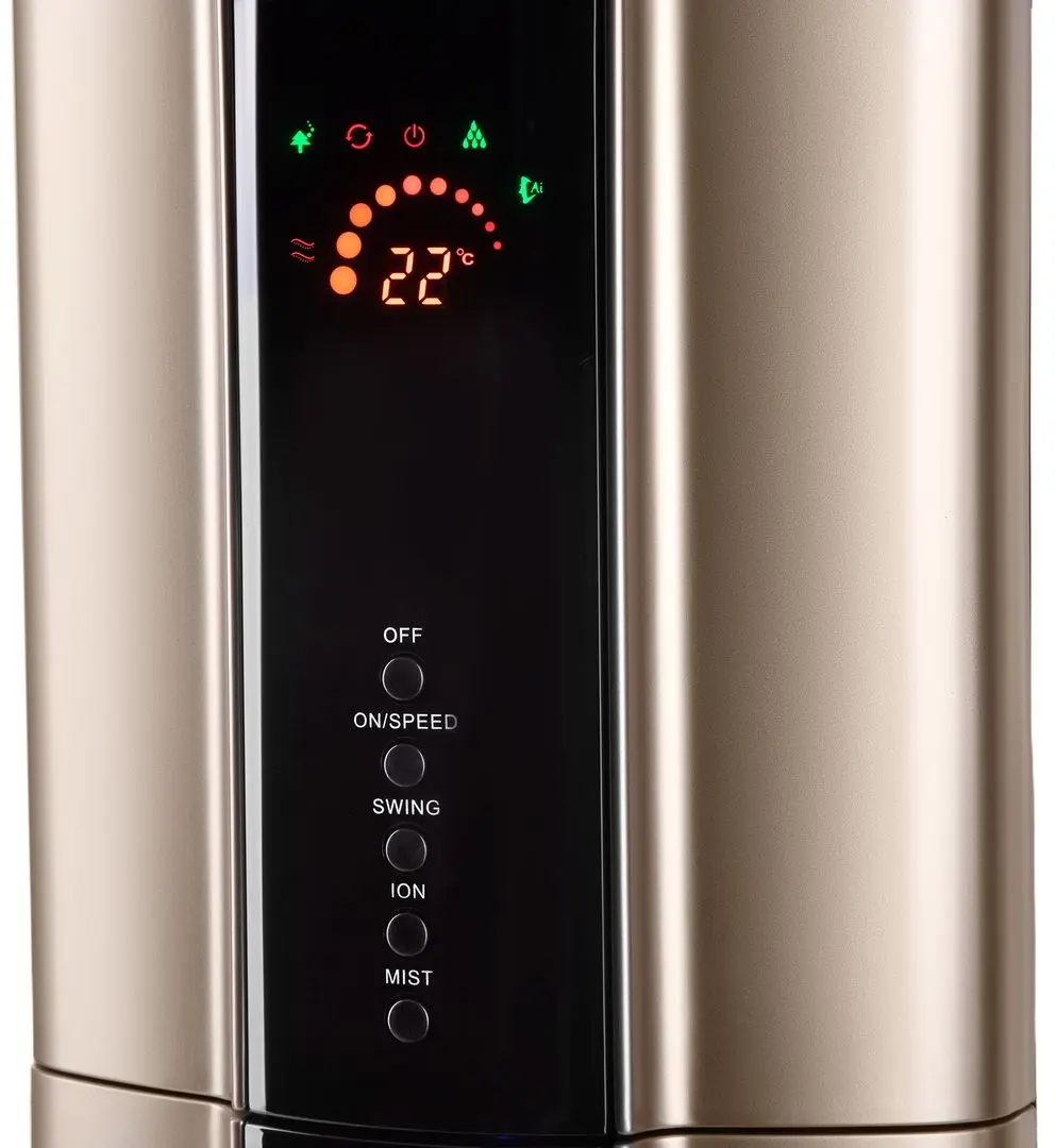 Ventilator de podea Ardesto FNM-X2G (Black/Gold)