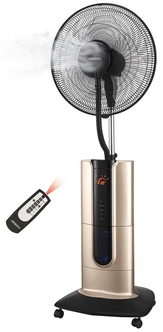 Ventilator de podea Ardesto FNM-X2G (Black/Gold)