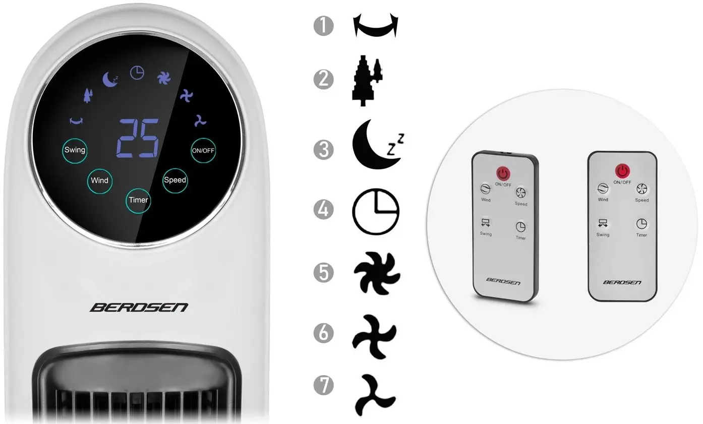 Ventilator Berdsen 355200 (White)