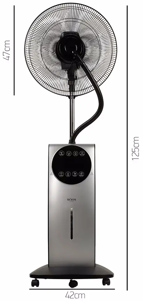 Вентилятор Bohm BSP40-ED (Silver/Black) - 9