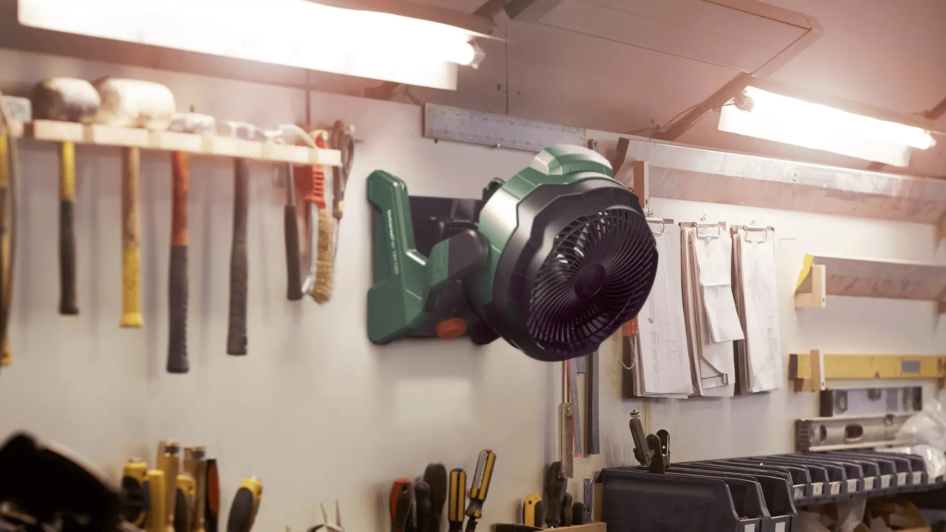 Ventilator Bosch UniversalFan 18V-1000 (Green/Black)