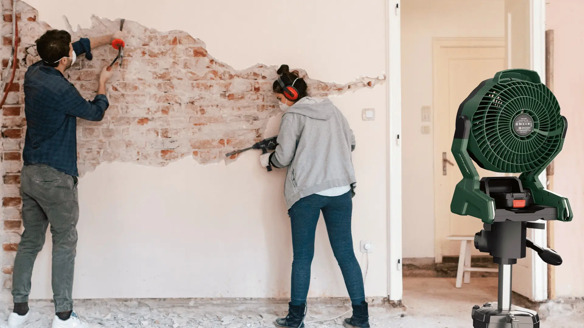 Ventilator Bosch UniversalFan 18V-1000 (Green/Black)