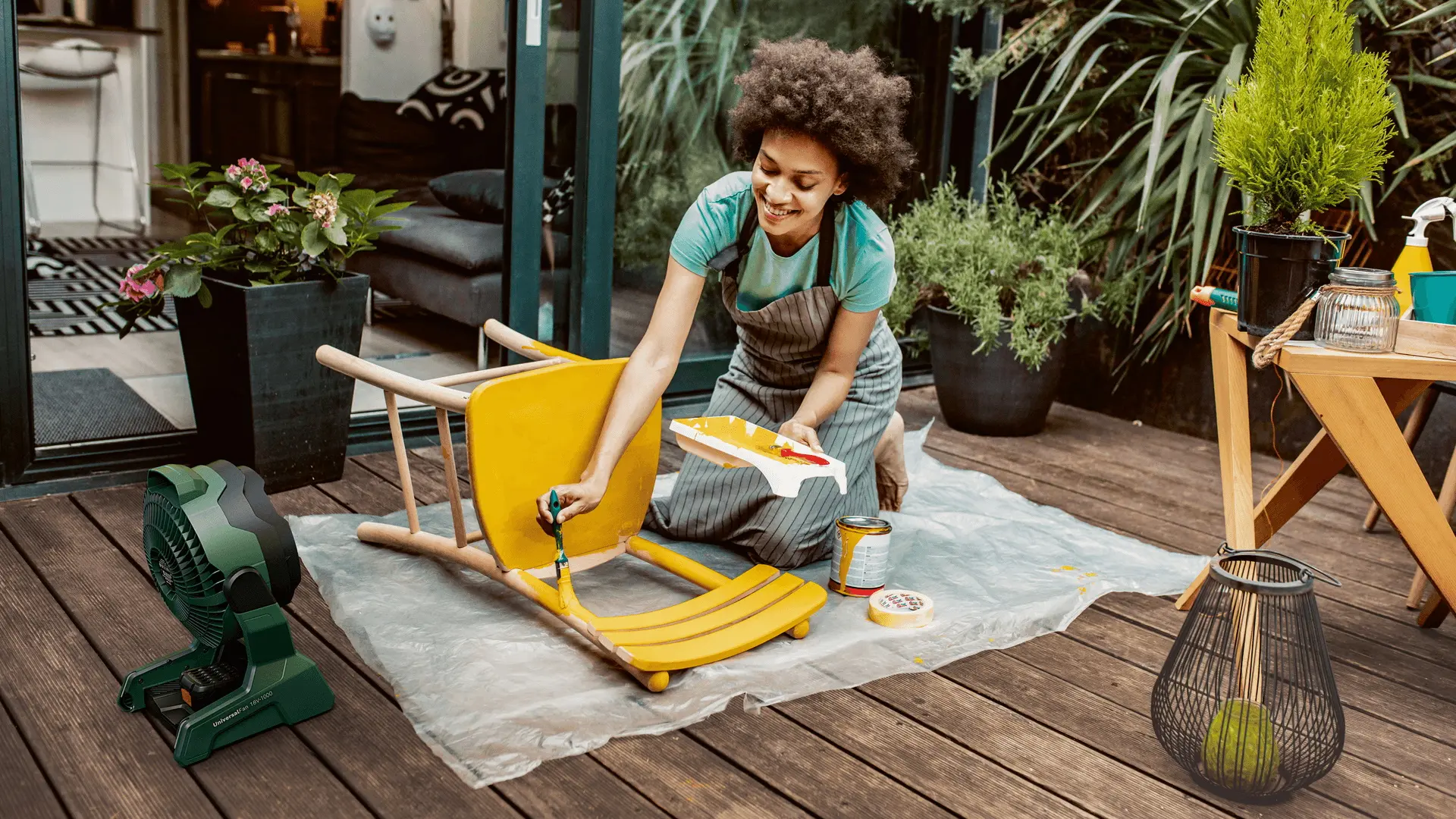 Ventilator Bosch UniversalFan 18V-1000 (Green/Black)