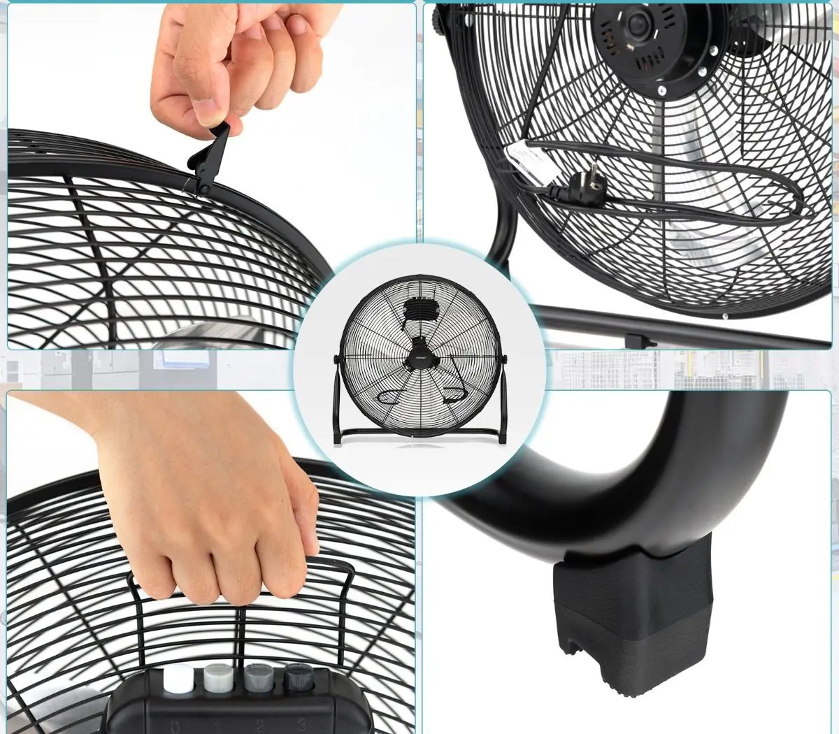 Ventilator Costway ES10269DE-BK (Black) - 4