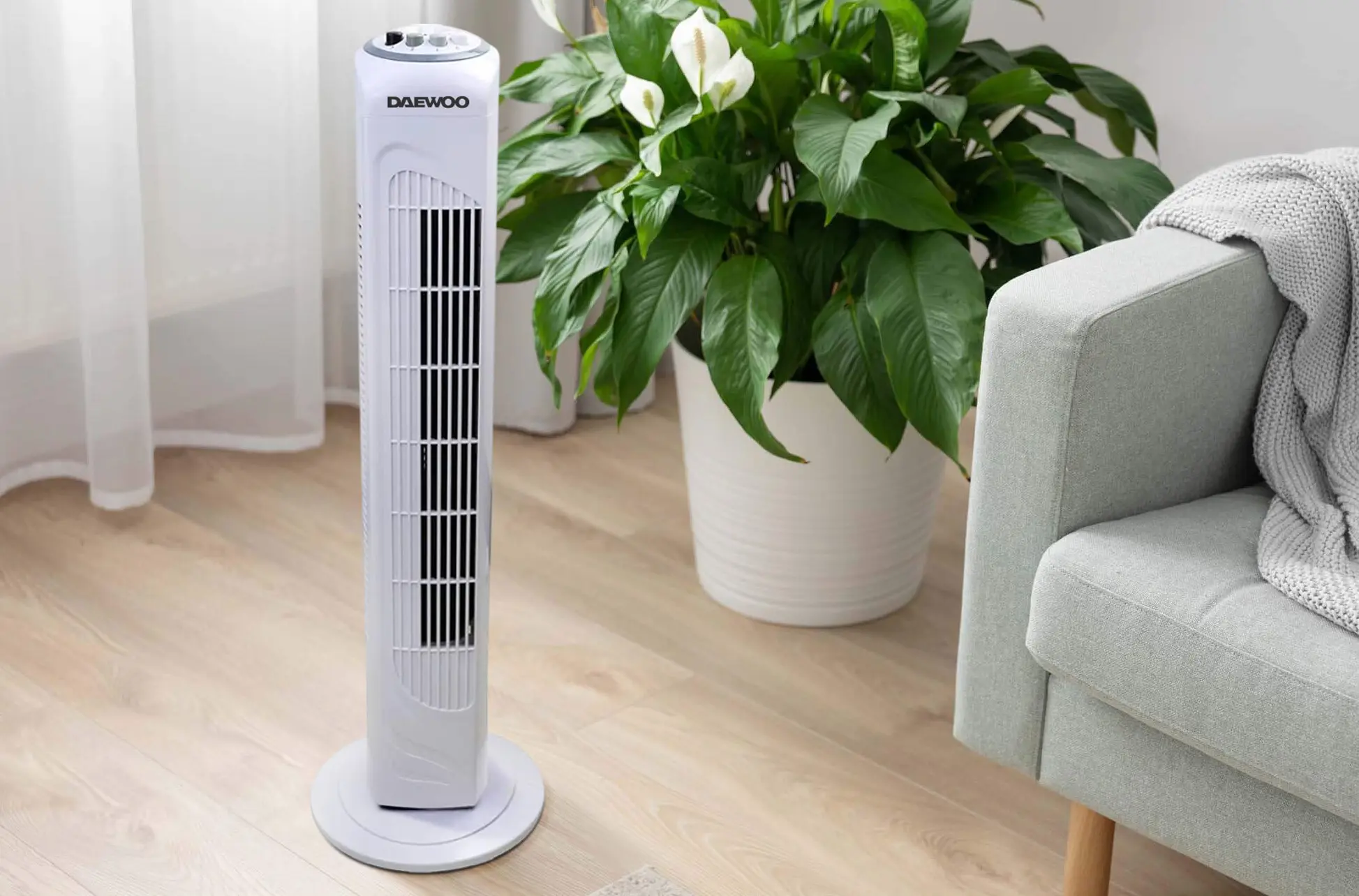 Ventilator de podea Daewoo DTF-22CT (White)