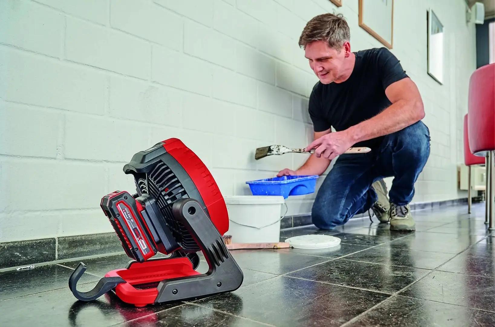 Ventilator cu acumulator Einhell GE-CF 18/2200 Li Solo