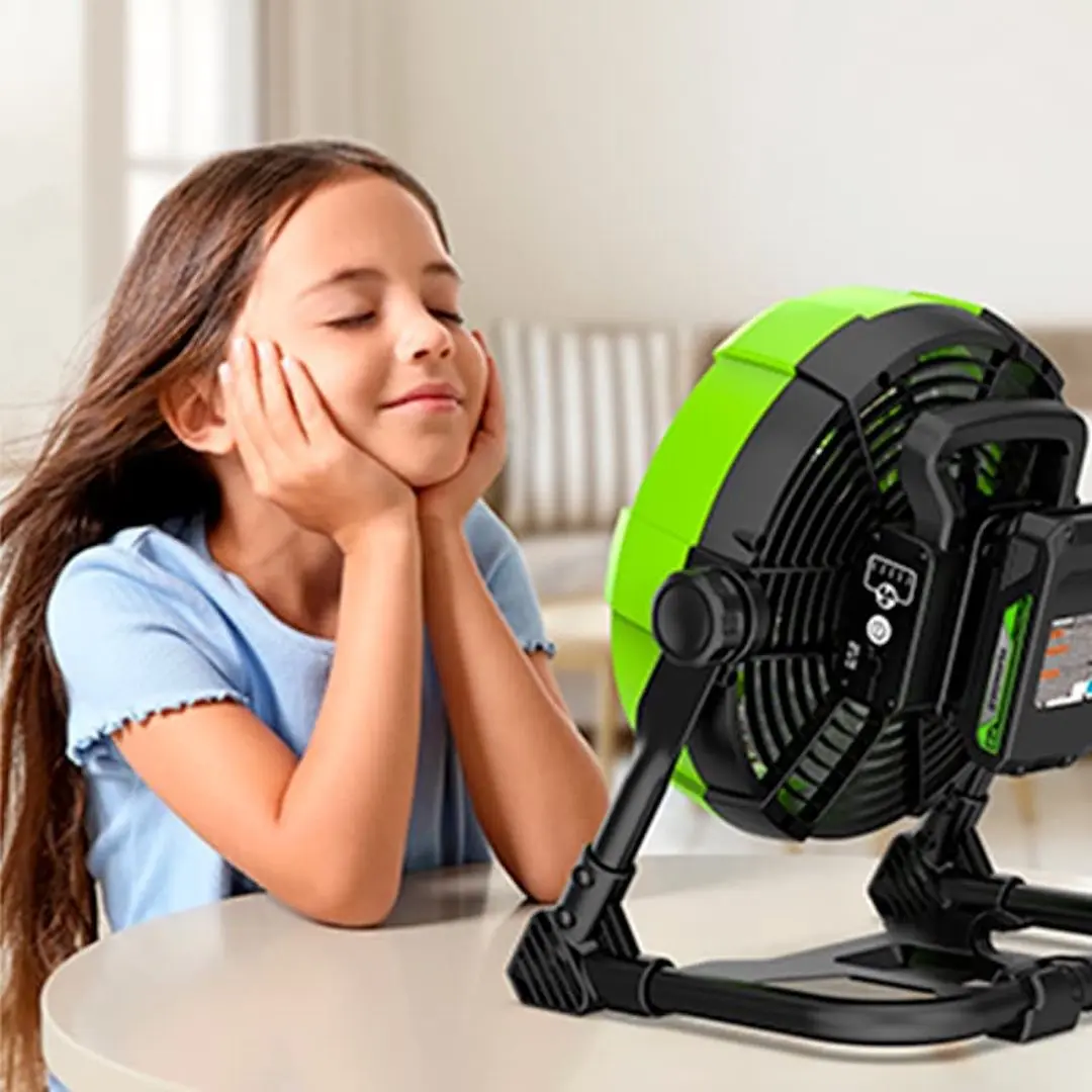 Ventilator GreenWorks G24FAN (Green/Black)