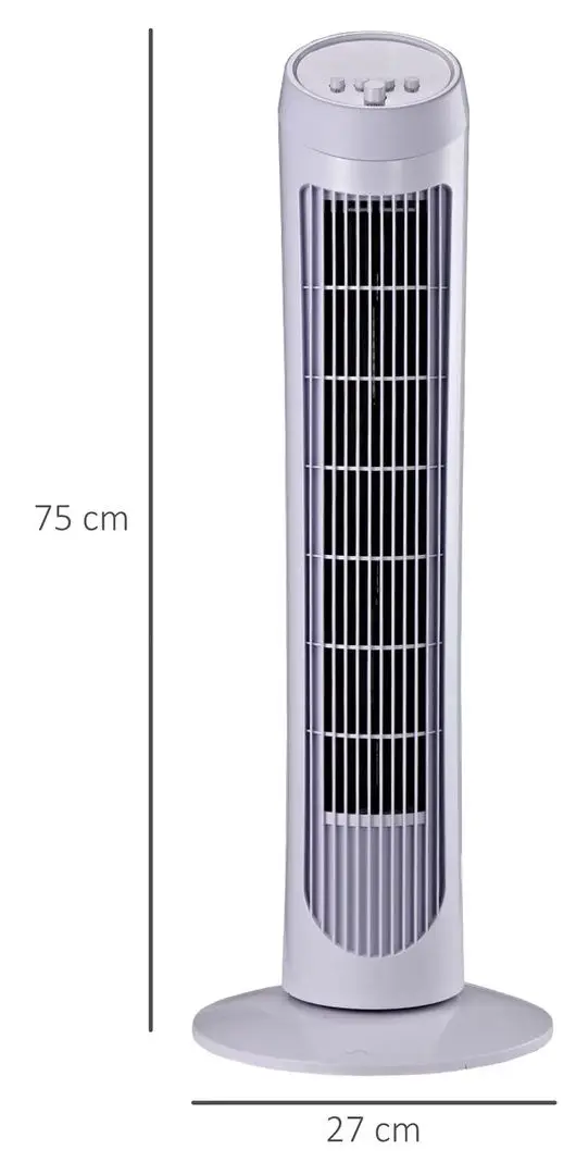 Вентилятор Homcom 824-002WT (Black) - 7